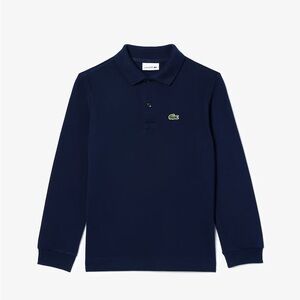 Lacoste Kids' Long Sleeve Petit Piqué Polo